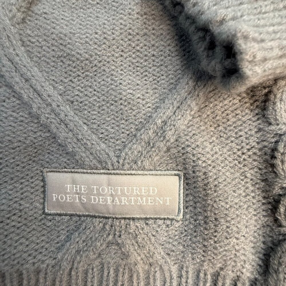 Taylor Swift The Tortured Poets Department cardigan size XL/2XL - Picture 8 of 9